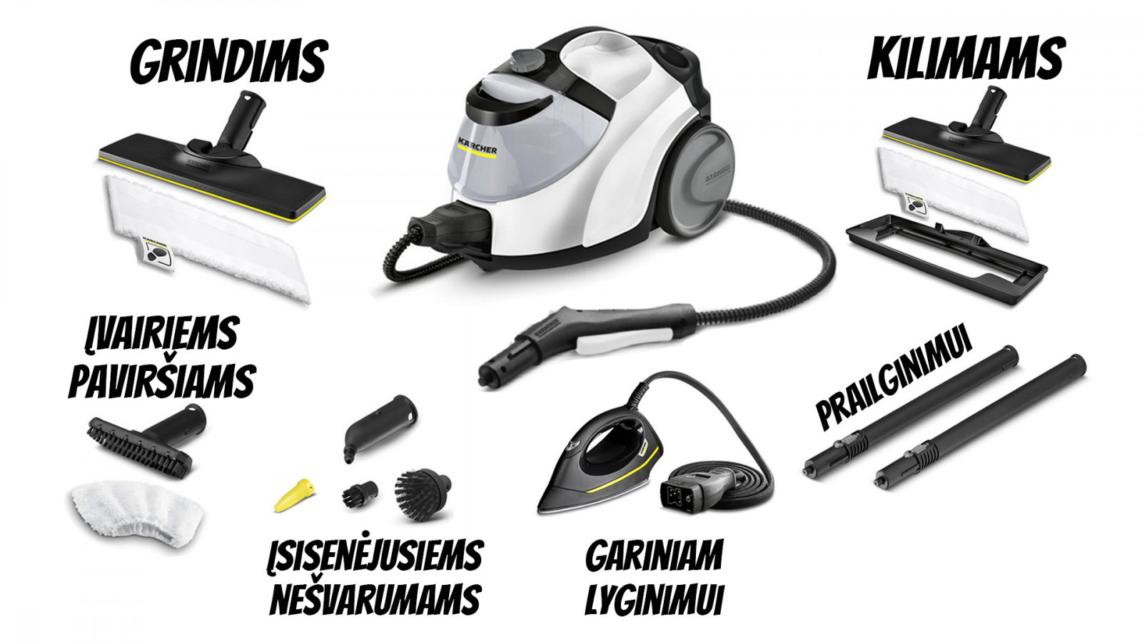 Steam cleaner Karcher SC 5 Easyfix, Carpet cleaners for rent