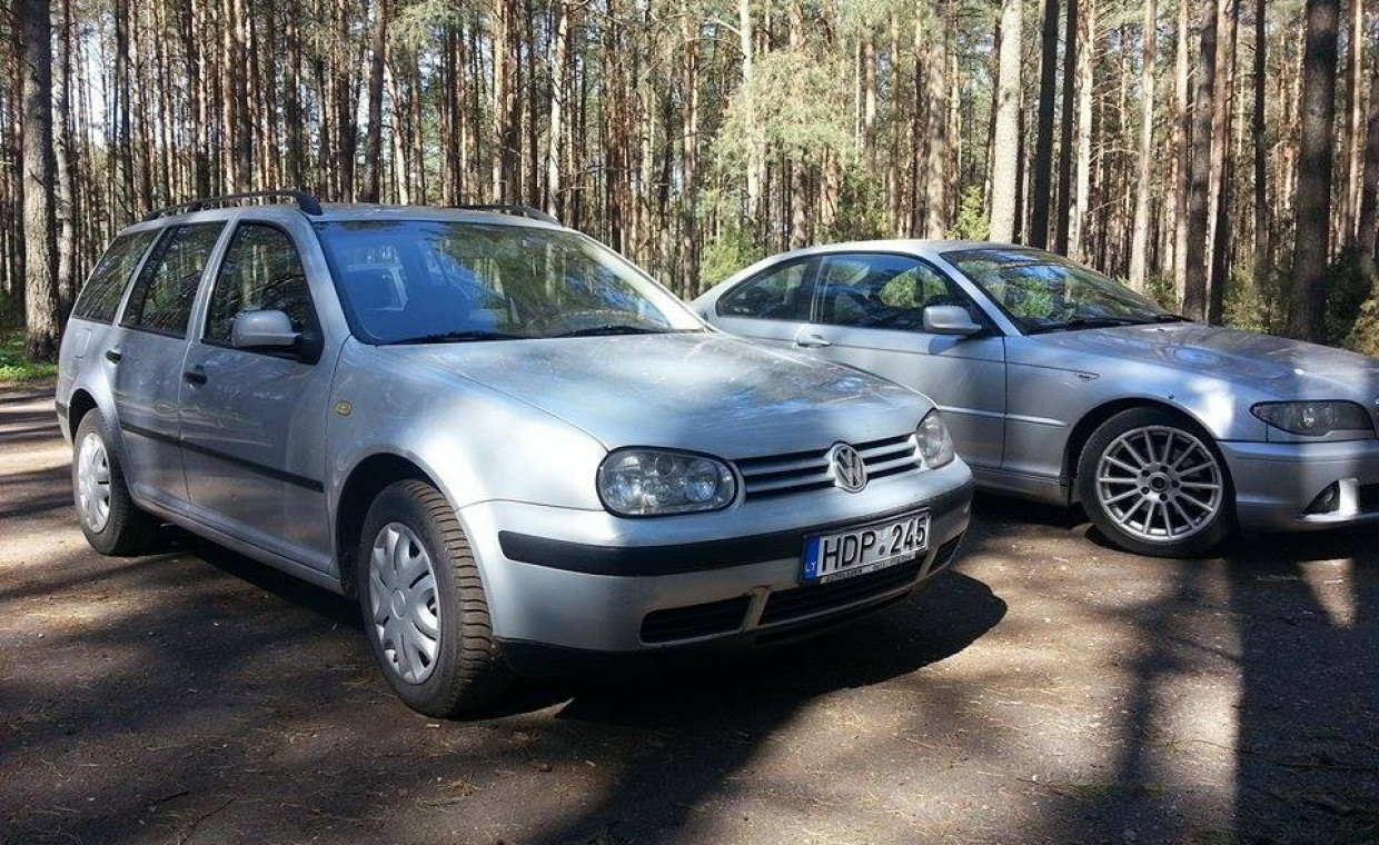 Automobilių nuoma, VW Golf mk4 automatas nuoma, Kaunas