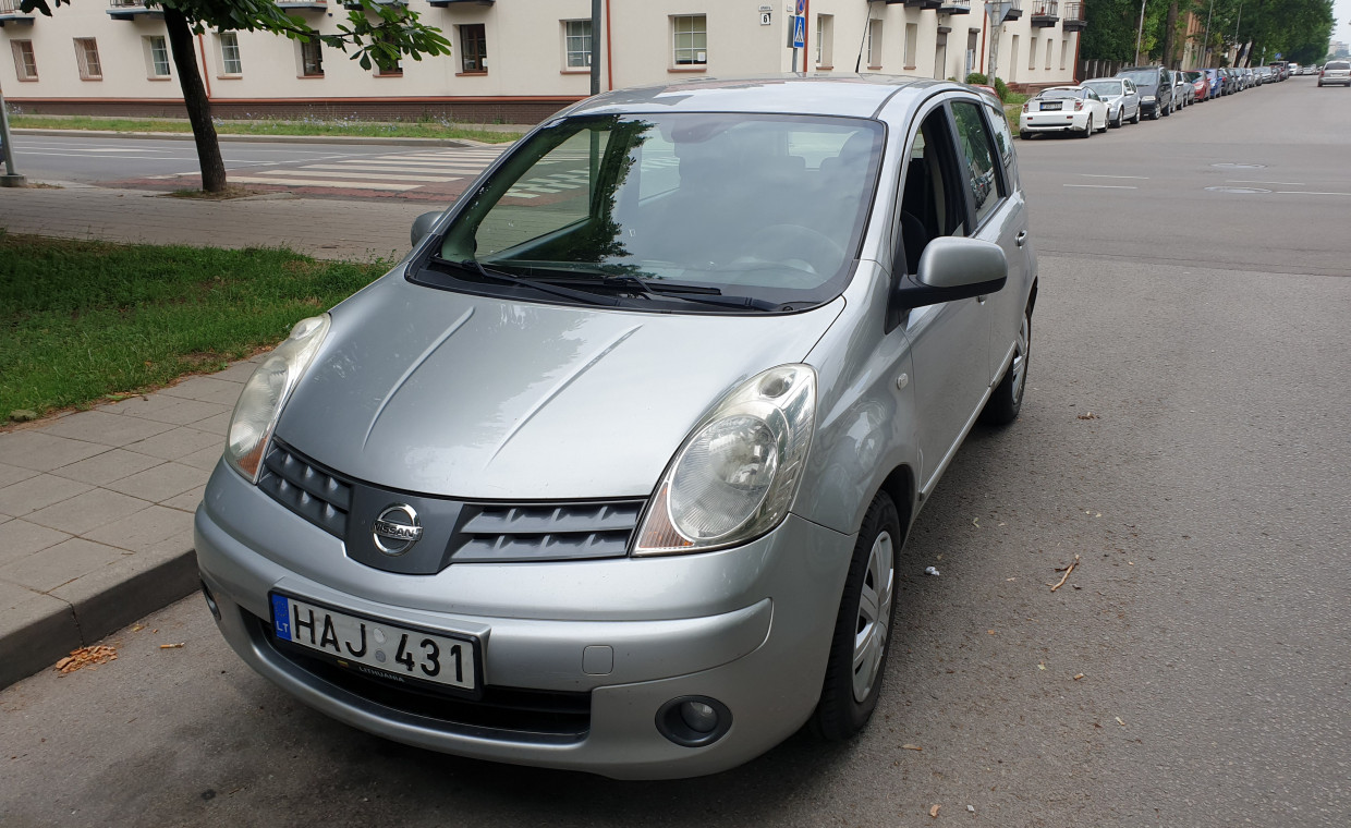 Automobilių nuoma, Nissan Note nuoma, Vilnius