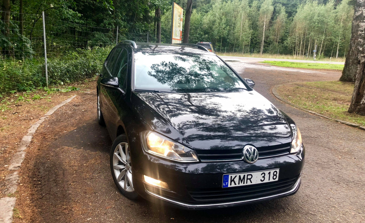 Automobilių nuoma, VW GOLF 7 2014, 1.6TDI, 81KW nuoma, Kaunas