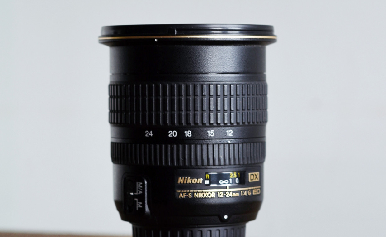 Objektyvų nuoma, Nikon AF-S DX Zoom-Nikkor 12-24mm f/4G nuoma, Vilnius