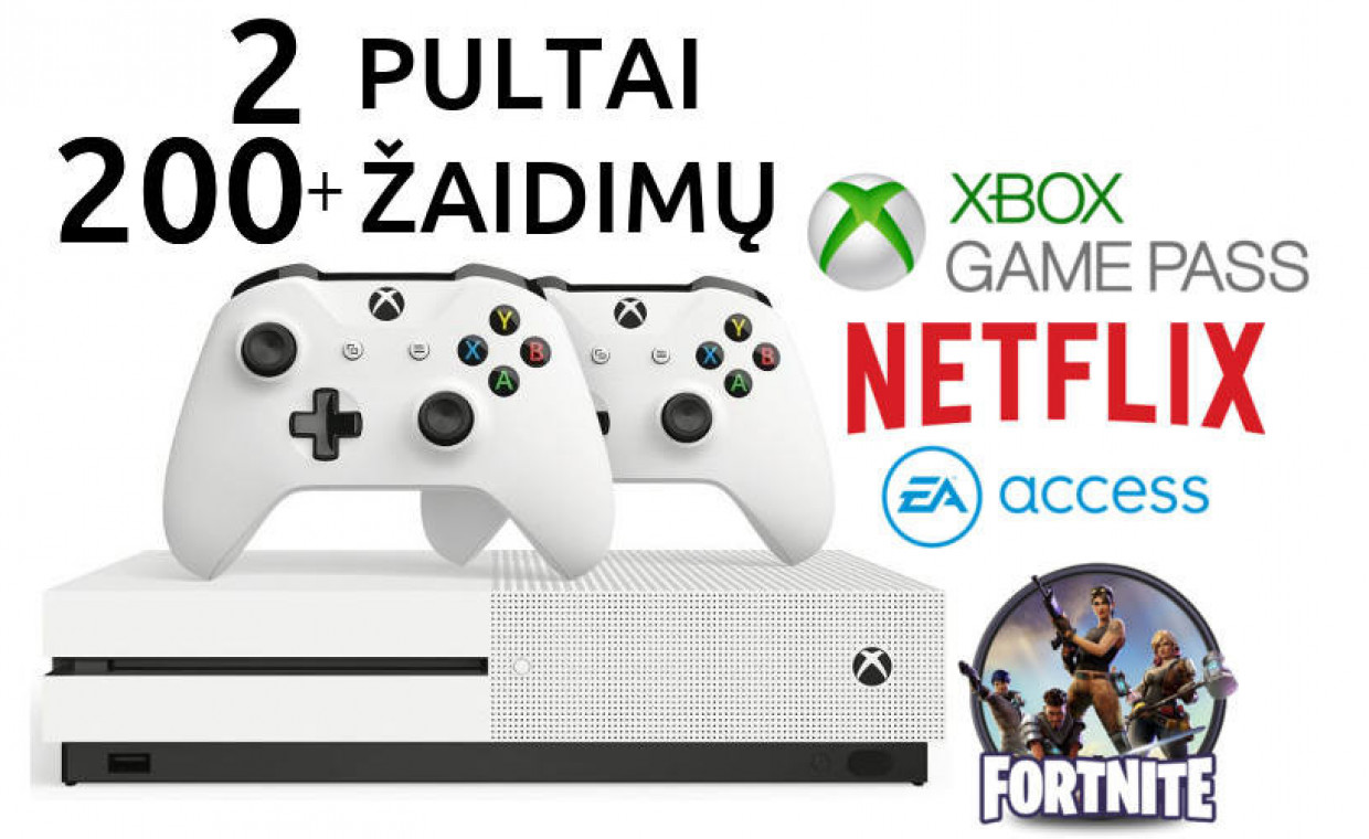Žaidimų konsolių nuoma, Xbox one X- xbox ultimate -2pulteliai ea nuoma, Vilnius