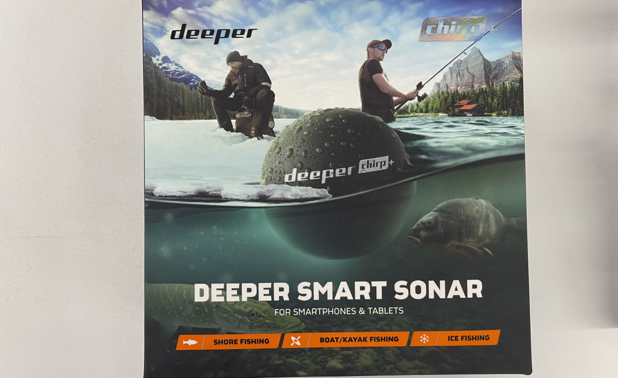 Sporto prekių nuoma, Žuvų paieškos sensorius DEEPER Smart Son nuoma, Vilnius