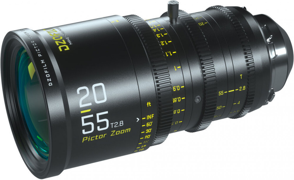 Objektyvų nuoma, DZOFilm Pictor 20 to 55mm T2.8 Super35 nuoma, Vilnius