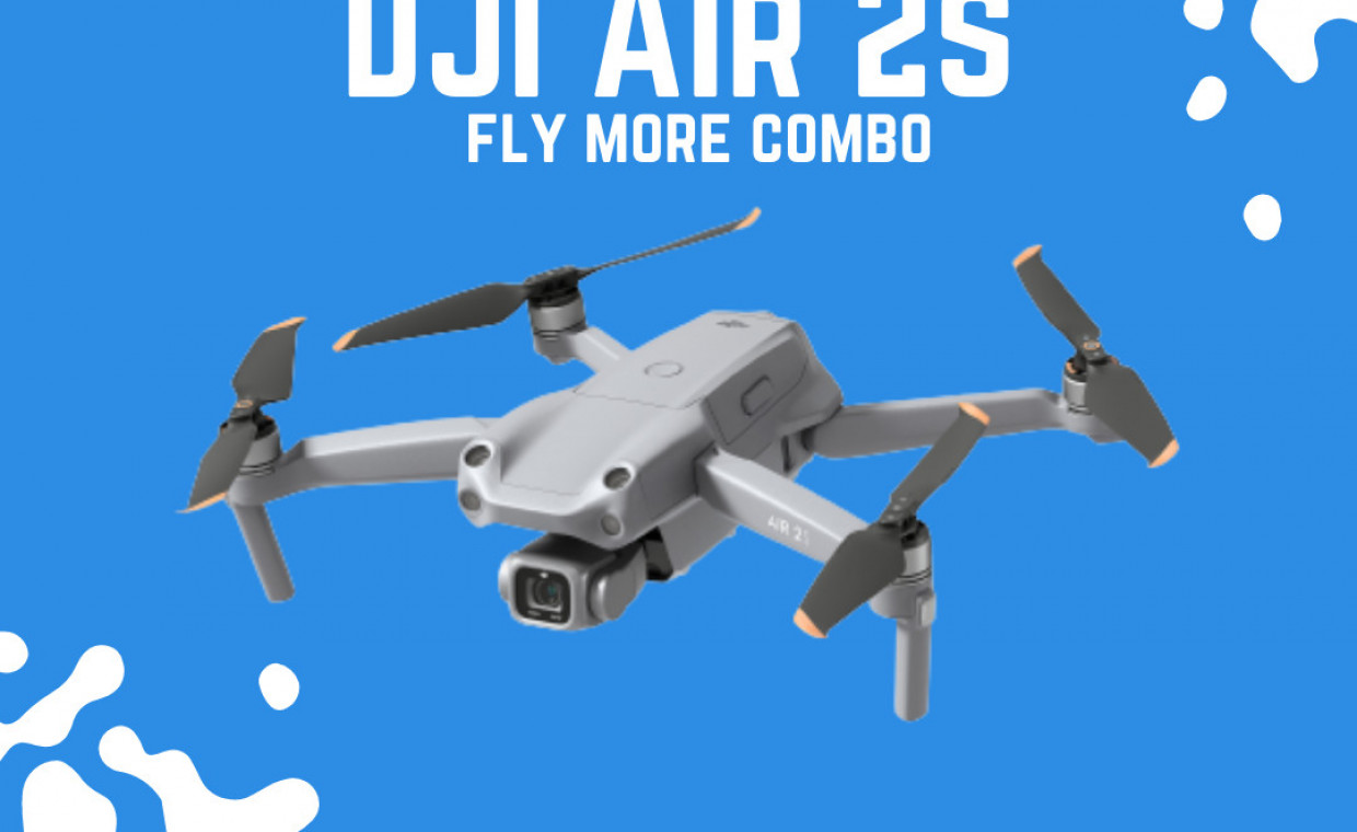 Dronų nuoma, DJI Air 2s FLY MORE COMBO nuoma, Vilnius