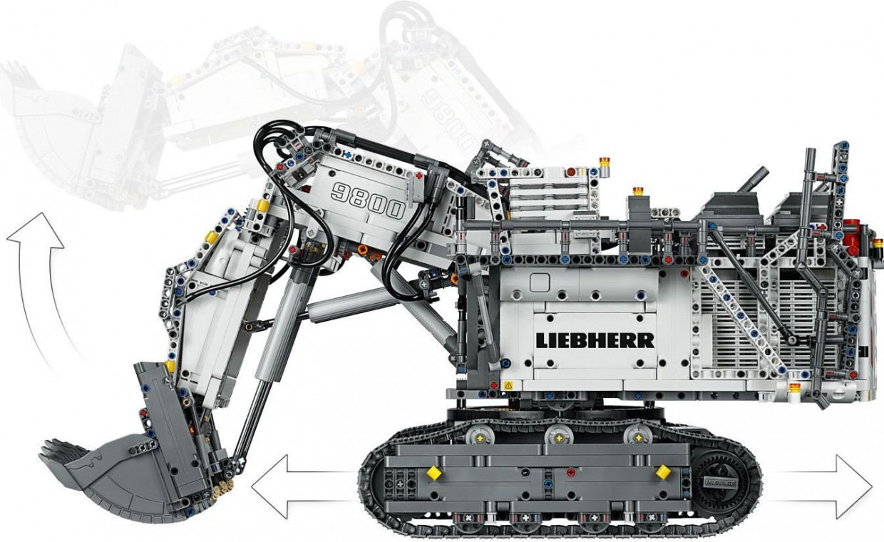 Laisvalaikio daiktų nuoma, LEGO Technic Liebherr R 9800 42100 nuoma, Kaunas