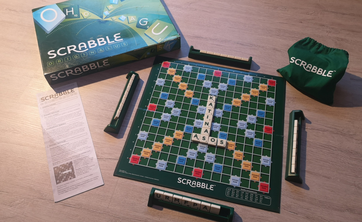 Laisvalaikio daiktų nuoma, Stalo žaidimas "Scrabble" ir BONUS nuoma, Klaipėda
