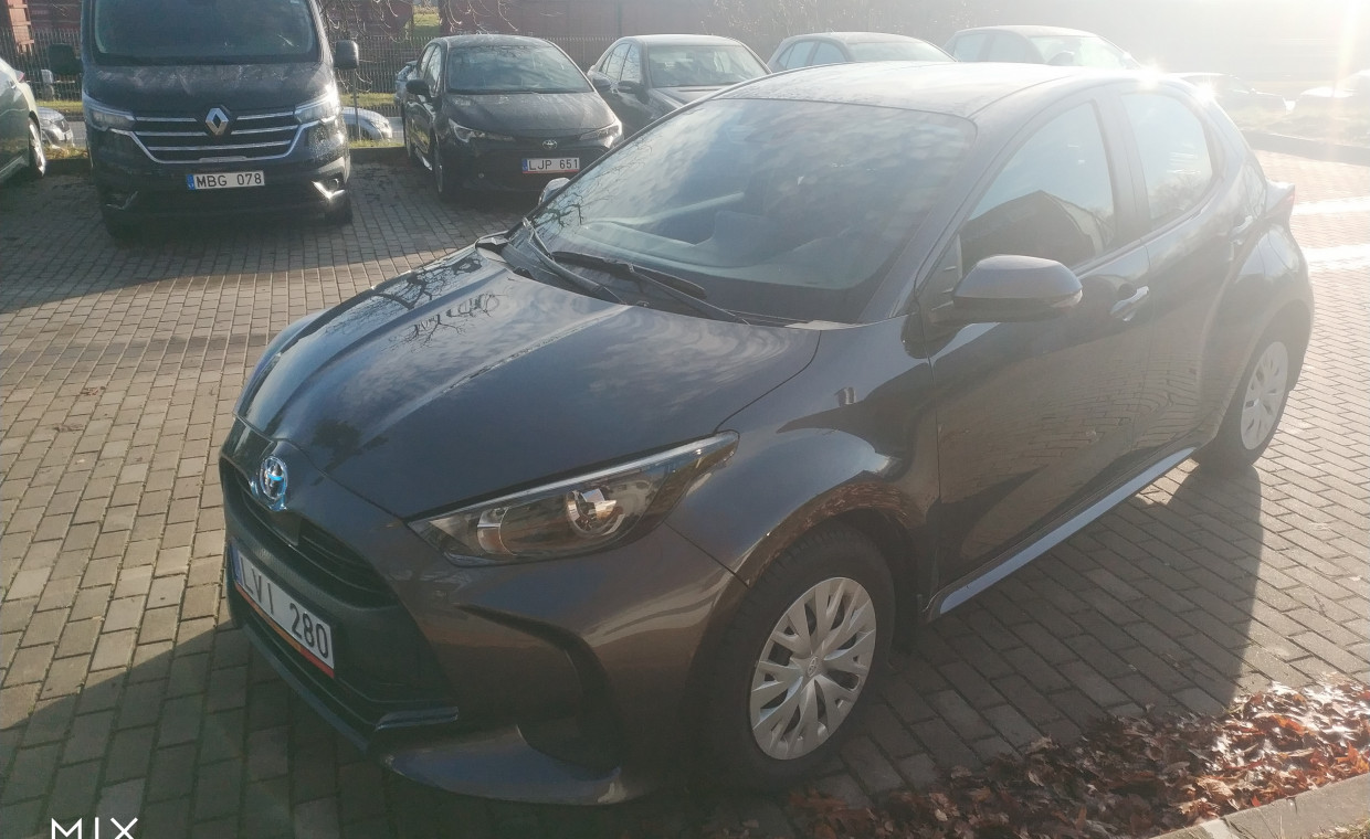 Automobilių nuoma, Toyota Yaris nuoma, Vilnius