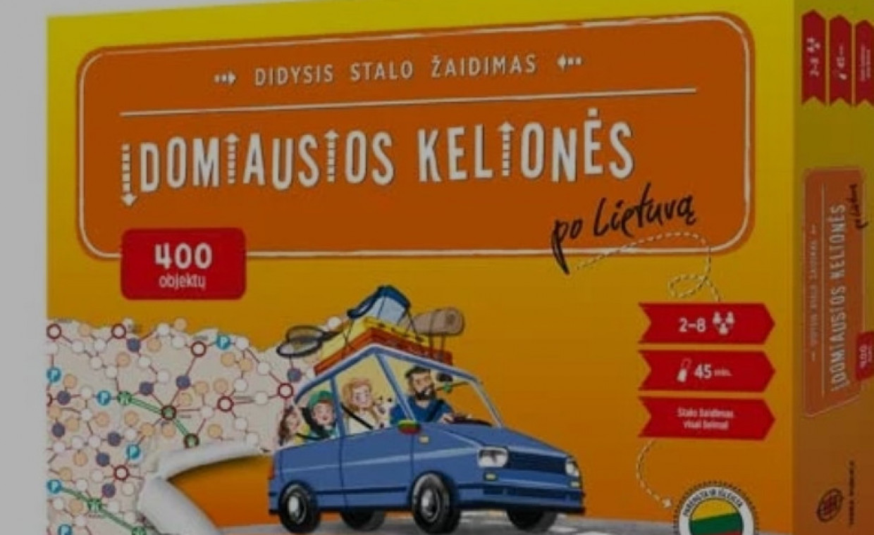 Laisvalaikio daiktų nuoma, Stalo žaidimas „Įdomiausios kelionės po nuoma, Kaunas