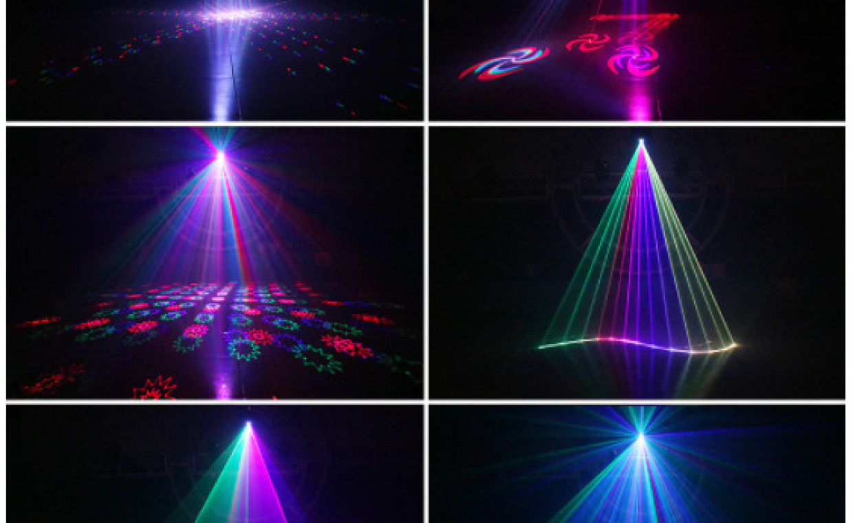 Garso technika ir instrumentai, Lazerinis RGB švies. efektų projektorius nuoma, Alytus