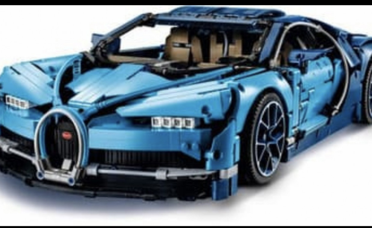 Vaikų daiktų nuoma, Lego technic Bugatti nuoma nuoma, Vilnius