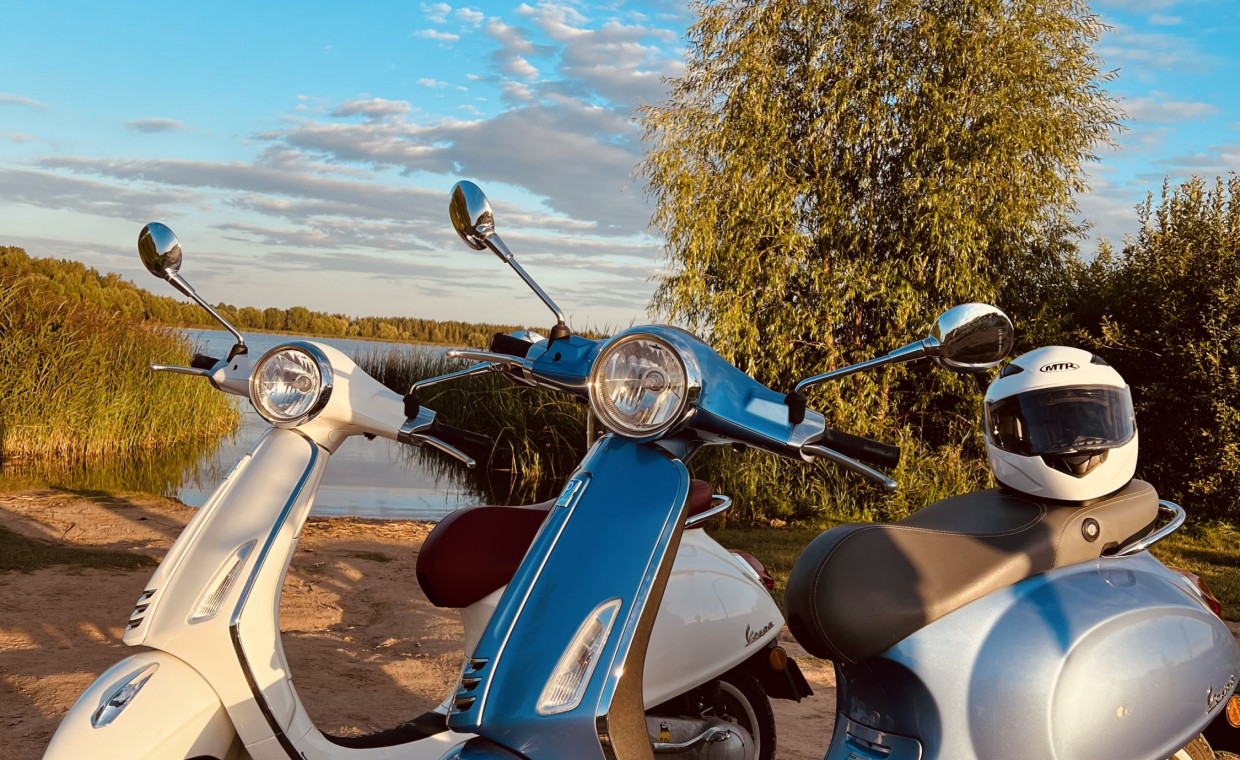 Motociklų nuoma, PIAGGIO VESPA MOTOROLERIAI nuoma, Šiauliai