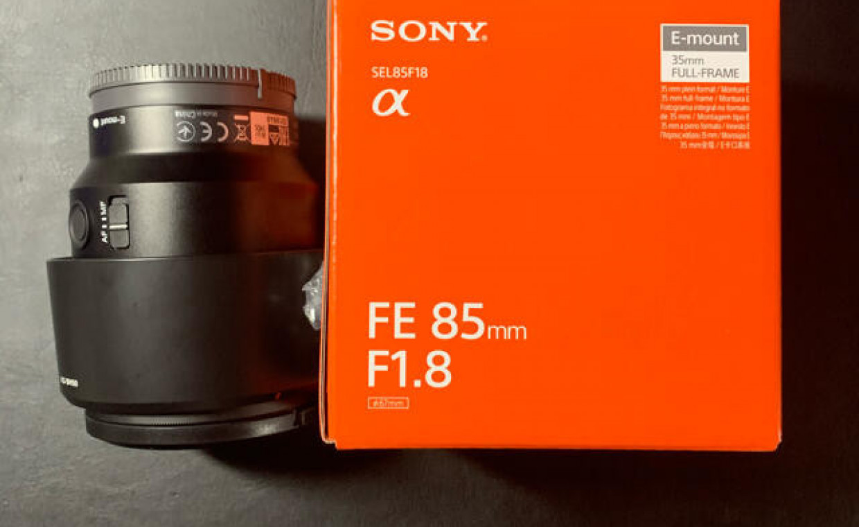 Objektyvų nuoma, Sony FE 85mm F1.8 nuoma, Vilnius