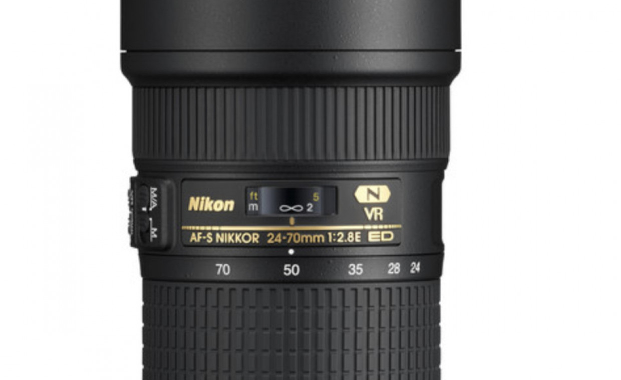 Objektyvų nuoma, Nikon AF-S Nikkor 24-70mm f/2.8E ED VR nuoma, Vilnius