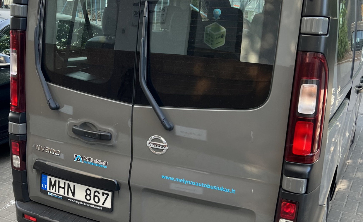 Mikroautobusų ir kemperių nuoma, 9 vietų Nissan NV 300 nuoma, Kaunas