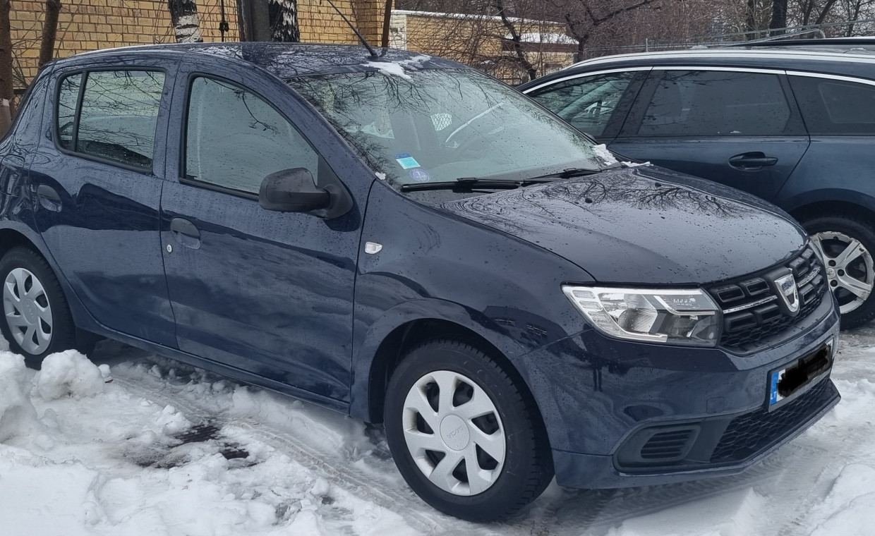Automobilių nuoma, Kompaktinė kl. Dacia Sandero (2018) nuoma, Vilnius