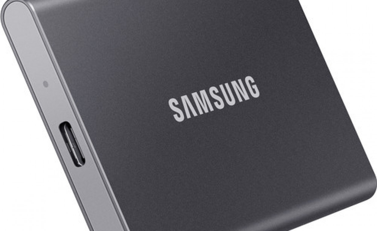 Kompiuterinės technikos nuoma, Samsung 1TB T7 išorinis SSD diskas nuoma, Kaunas