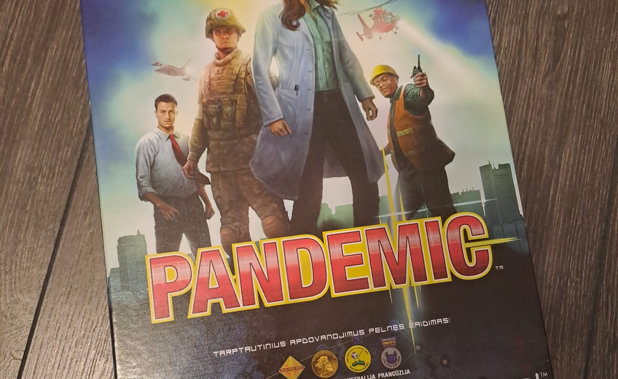 Laisvalaikio daiktų nuoma, Stalo žaidimas " Pandemic " nuoma, Vilnius
