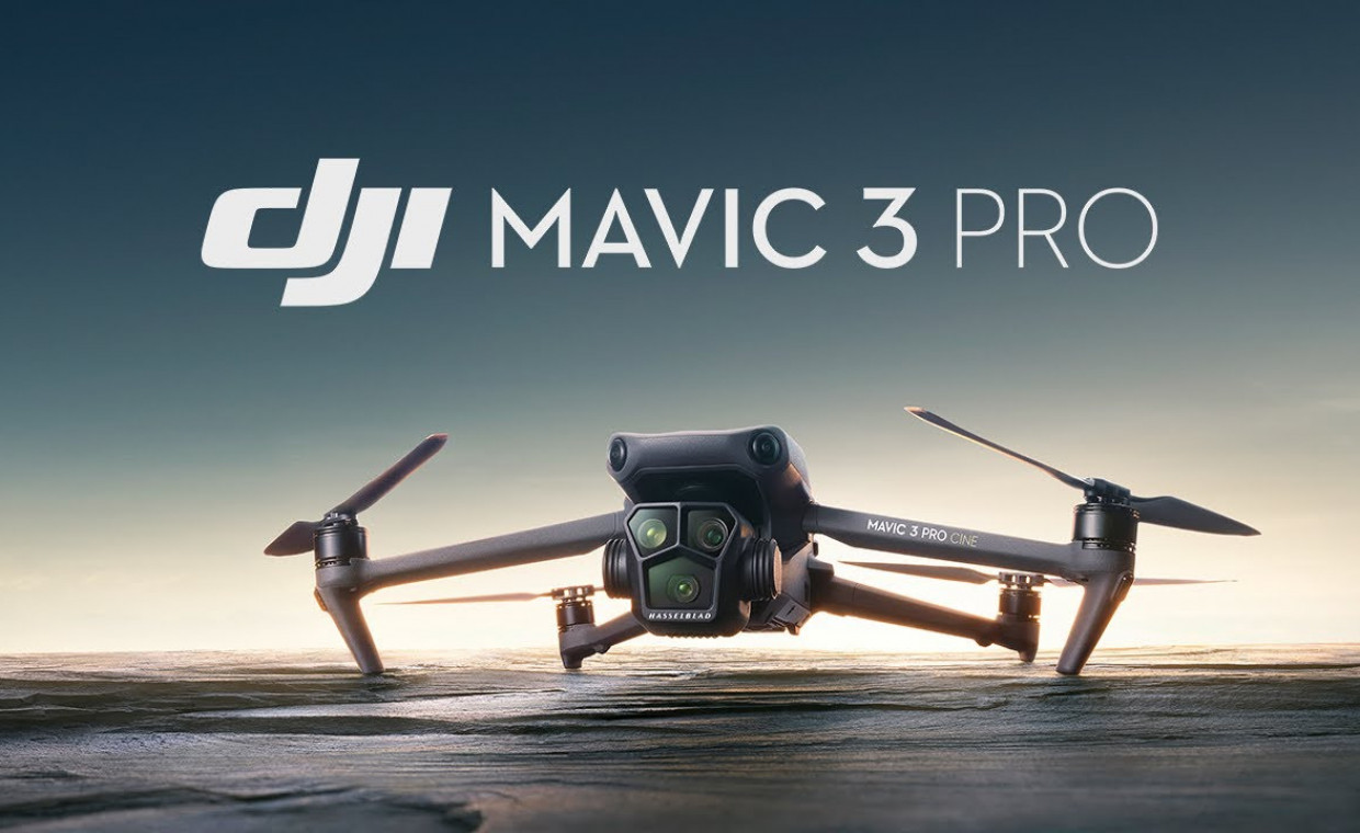 Dronų nuoma, DJI Mavic 3 PRO dronas su RC pultu nuoma, Kaunas