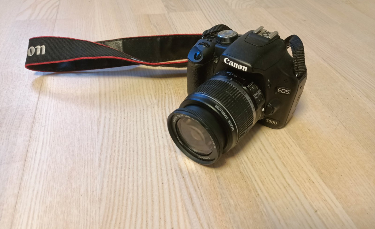 Fotoaparatų nuoma, Canon EOS 500D fotoaparatas su objektyvu nuoma, Kaunas
