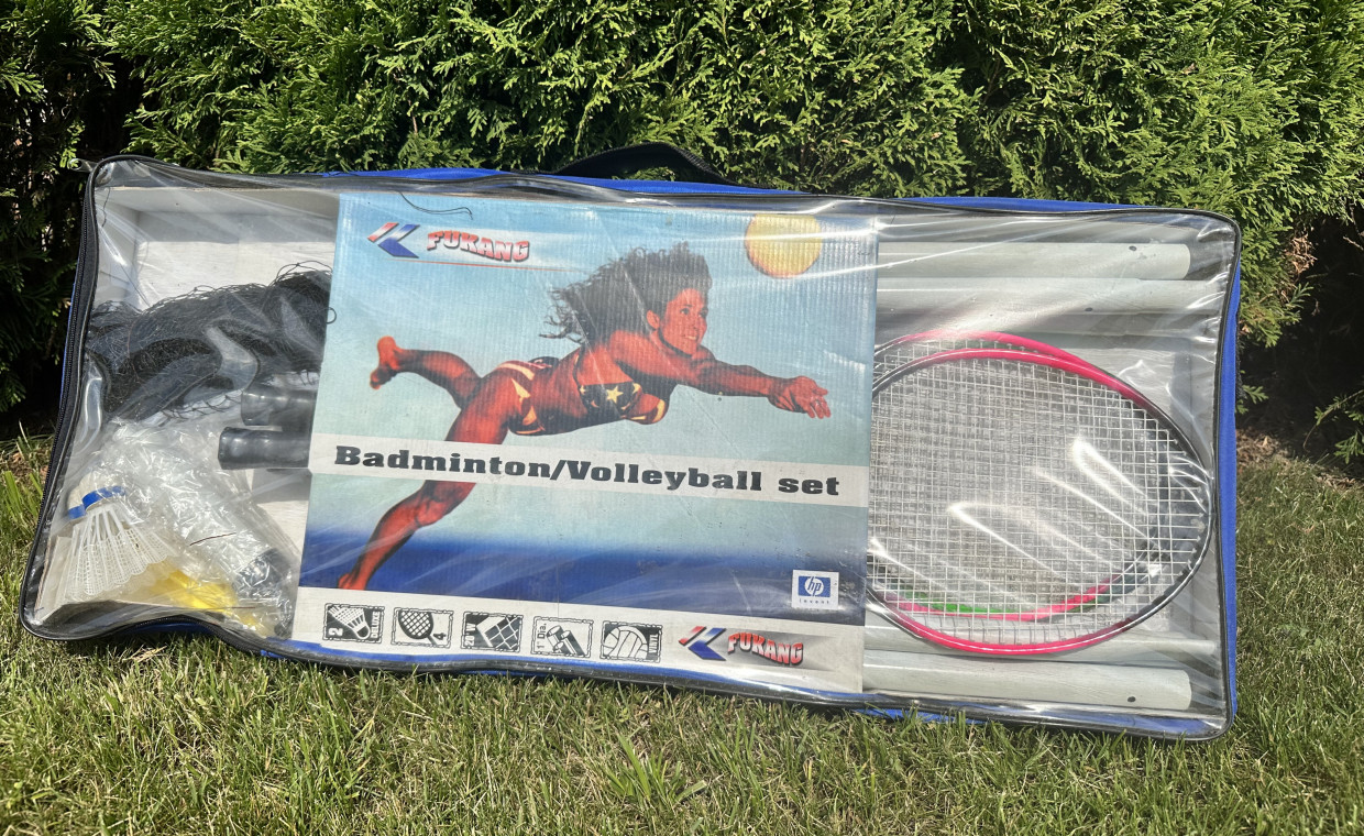 Laisvalaikio daiktų nuoma, Badmintono ir tinklinio rinkinys nuoma, Vilnius