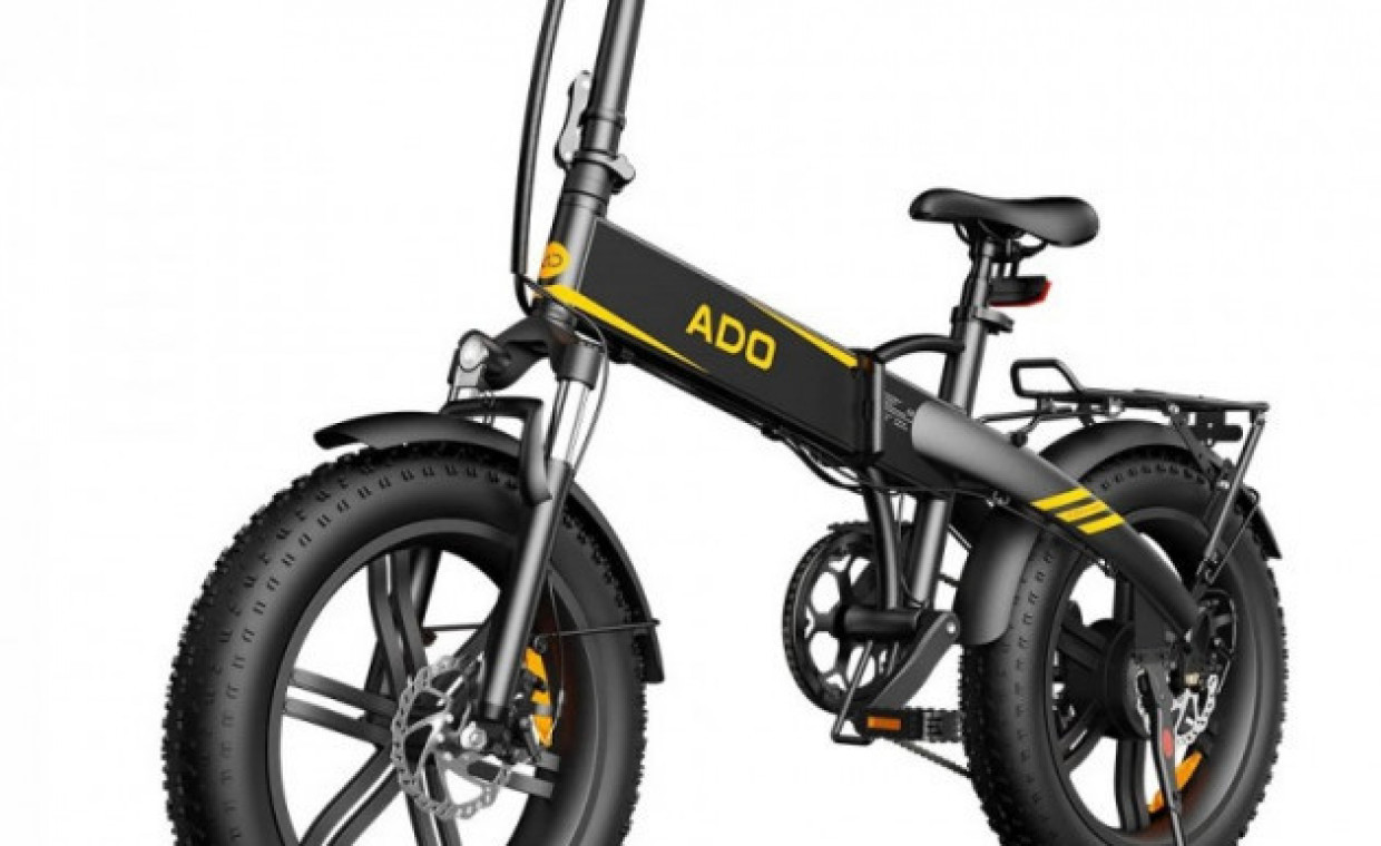 Paspirtukų ir dviračių nuoma, Elektrinis dviratis ADO A20F Beast juoda nuoma, Klaipėda
