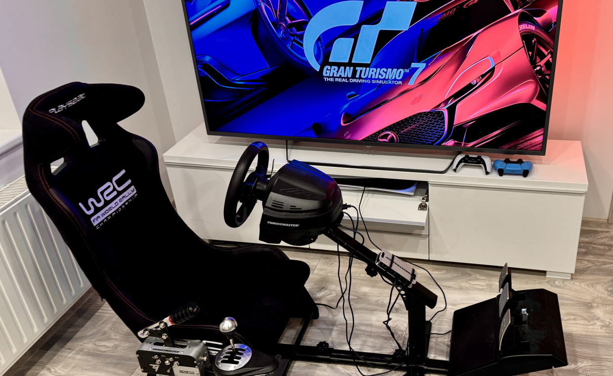 Žaidimų konsolių nuoma, Vairavimo Simuliatorius PS5-PSVR2-T300RS nuoma, Kaunas