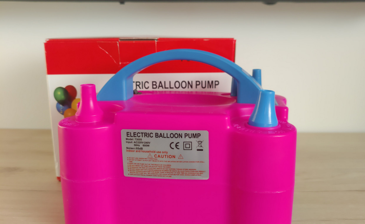 Renginių prekių nuoma, Elektrinė balionų pompa nuoma, Šiauliai