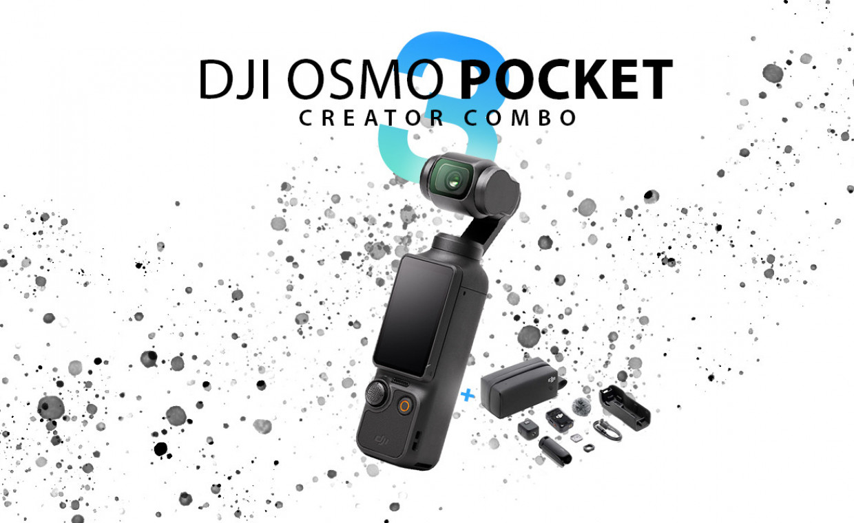 GoPro nuoma, DJI Osmo Pocket 3 Creator Combo nuoma, Vilnius