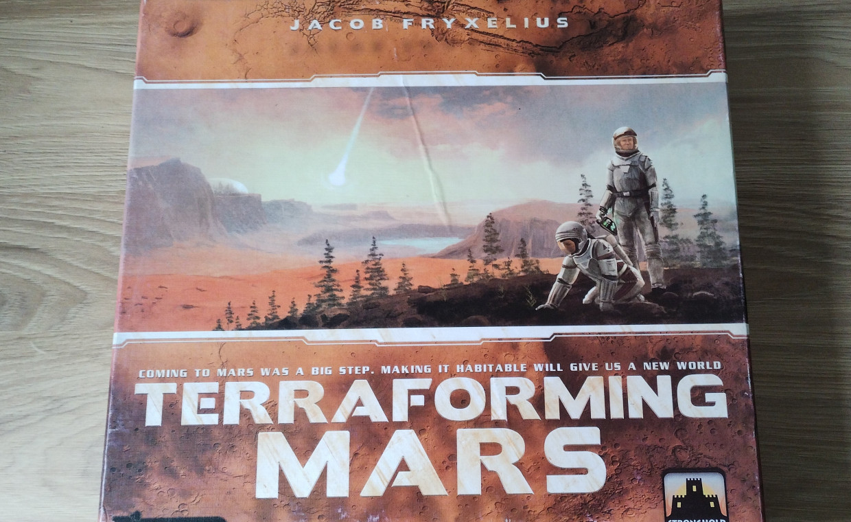 Laisvalaikio daiktų nuoma, Stalo žaidimas Terraforming Mars (EN) nuoma, Vilnius