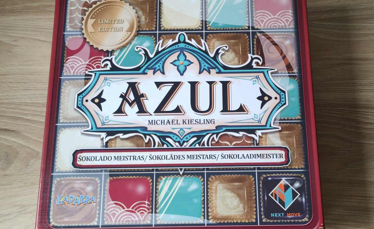 Laisvalaikio daiktų nuoma, Stalo žaidimas Azul (Chocolatier) LT nuoma, Vilnius