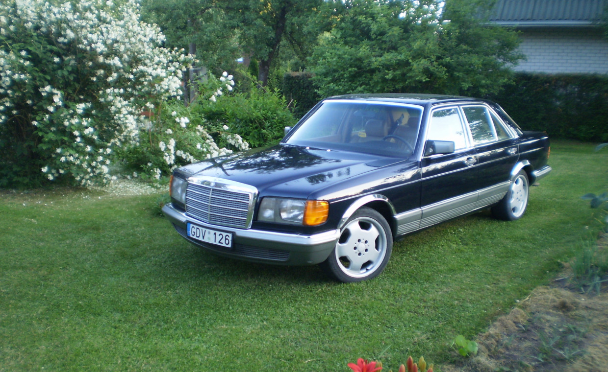 Automobilių nuoma, Mercedes Benz 126 nuoma, Kaunas