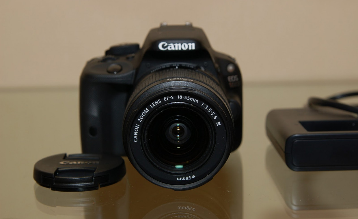 Fotoaparatų nuoma, Canon EOS 100D su EF-S 18-55 m IS STM nuoma, Vilnius