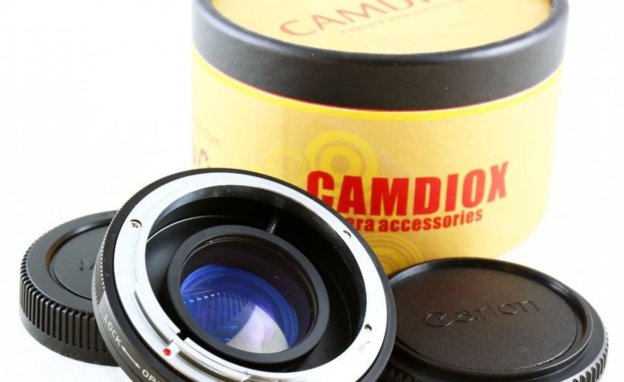 Fotoaparatų priedų nuoma, Camdiox x0.71 adapteris Canon FD - M43 nuoma, Vilnius