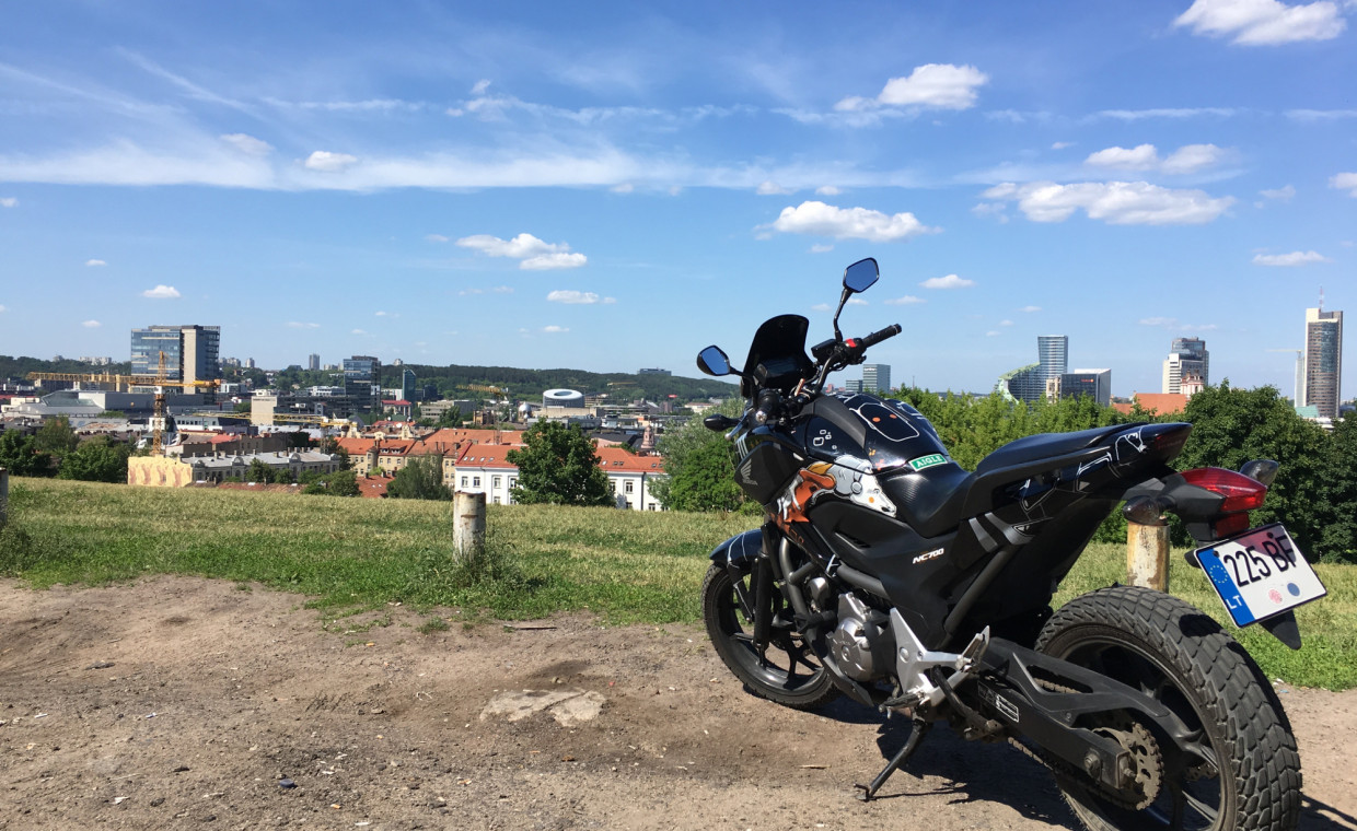 Motociklų nuoma, Honda NC700X motociklas nuoma, Vilnius