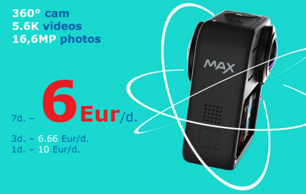 GoPro MAX - 5.6K kamera (360 kampu)