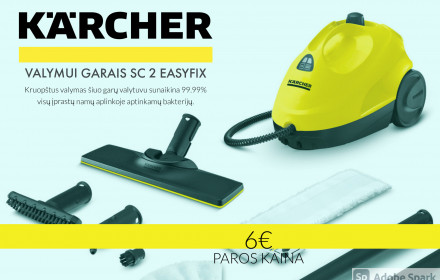 Karcher SC 2 EasyFix garų valytuvas