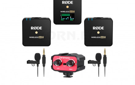 Rode Wireless Go II 2 komplektas x2