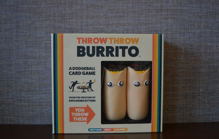Stalo žaidimas "Throw Throw Burrito"