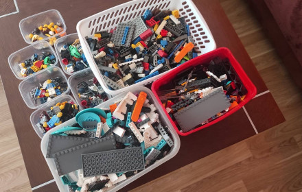 1500 LEGO konstruktoriaus detalių