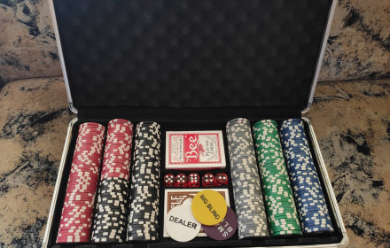 Pokerio žetonų rinkinys