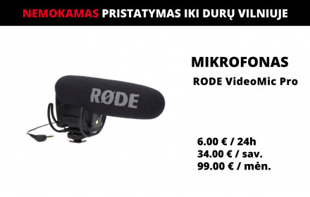 Mikrofonas RODE VideoMic Pro