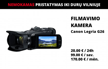 Filmavimo kamera Canon Legria G26