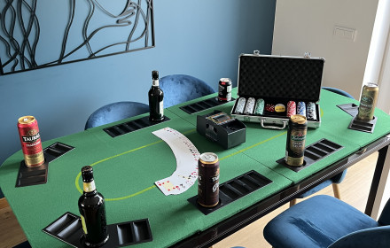 Pokerio stalo komplektas