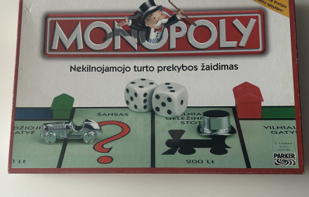 Stalo žaidimas monopolis