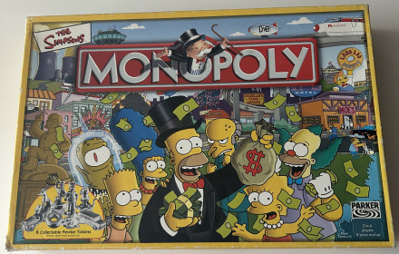 Stalo žaidimas ,,The Simpsons” monopoly