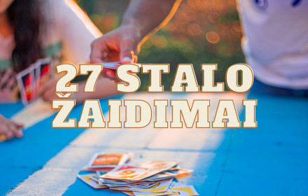 Stalo žaidimų rinkinys - 27 žaidimai