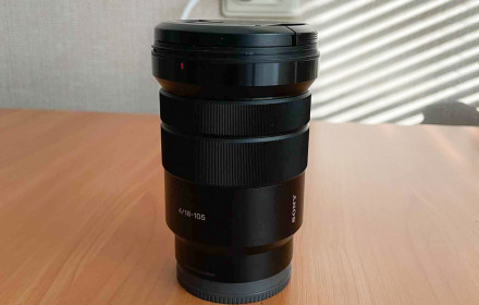 Sony E 18-105mm f/4 G objektyvas