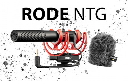 Rode NTG - Kryptinis mikrofonas